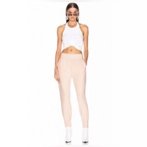 Rag & bone fleece brushed terry pants joggers size medium dusty pink sweatpants